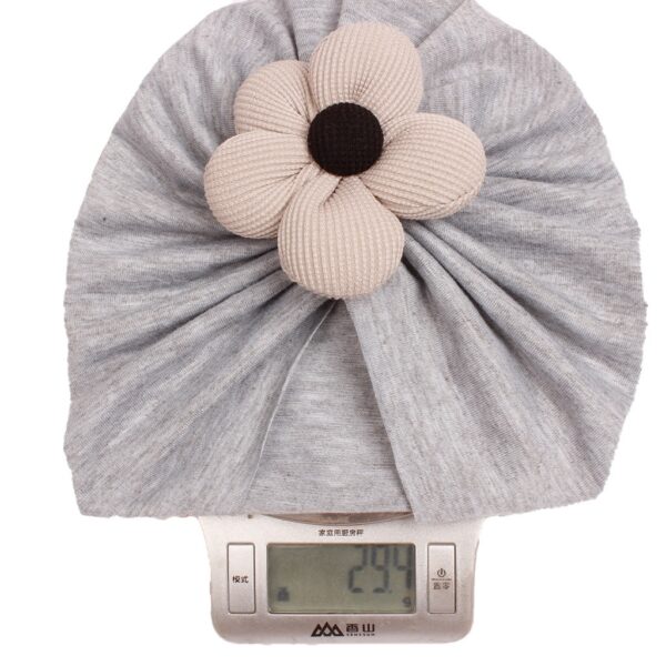 Children's imitation cotton pullover hat, baby creative, comfortable, breathable flower hat, baby hat - Image 18