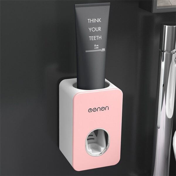 Magnetic Adsorption Toothbrush Holder Inverted Cup Wall Mount Bathroom Cleanser Storage Rack Bathroom Accessories Set - Image 15