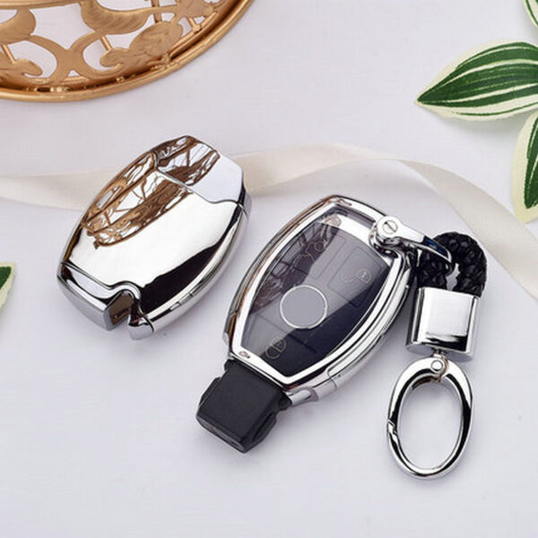 Hight quality PC+TPU key case cover Key case protective shell holder for Mercedes benz A B R G Class GLK GLA w204 W251 W463 W176 - Image 18