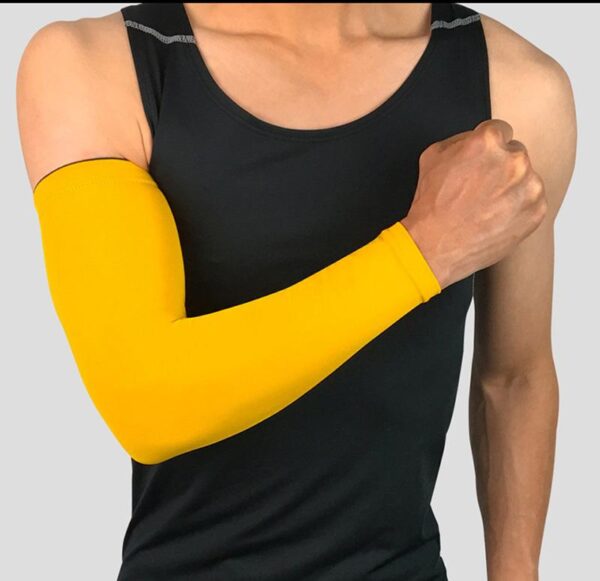 1Pcs UV Sunscreen Bicycle Cycling Arm Warmers Elastic Sports Safety Elbow Pad Basketball Long Arm Sleeve Elbow Support Protector - Image 12