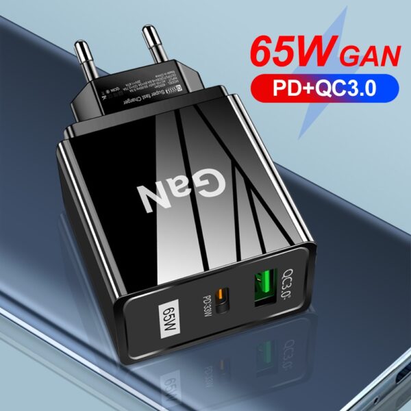 GaN Gallium Nitride Charger 65W Charging Head TYPE-C - Image 4