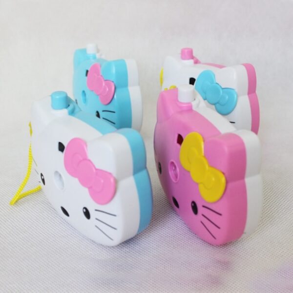 1pcs Cute Hello Kitty Light Projection Camera Children Educational Toys For Kids Projection Cartoon Pattern Camera Children Gift - Image 5
