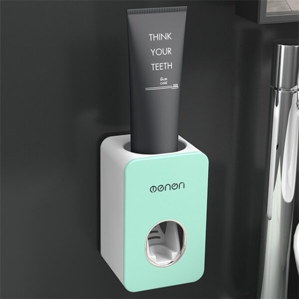Magnetic Adsorption Toothbrush Holder Inverted Cup Wall Mount Bathroom Cleanser Storage Rack Bathroom Accessories Set - Image 13