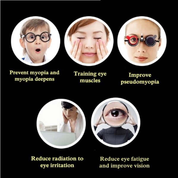 Cycling Eyewear Pin Hole Sunglass Eye Training Glass Pinhole Glasses Camping Unisex Eyeglasses Exercise Outdoor Improve Eyesight - Image 6
