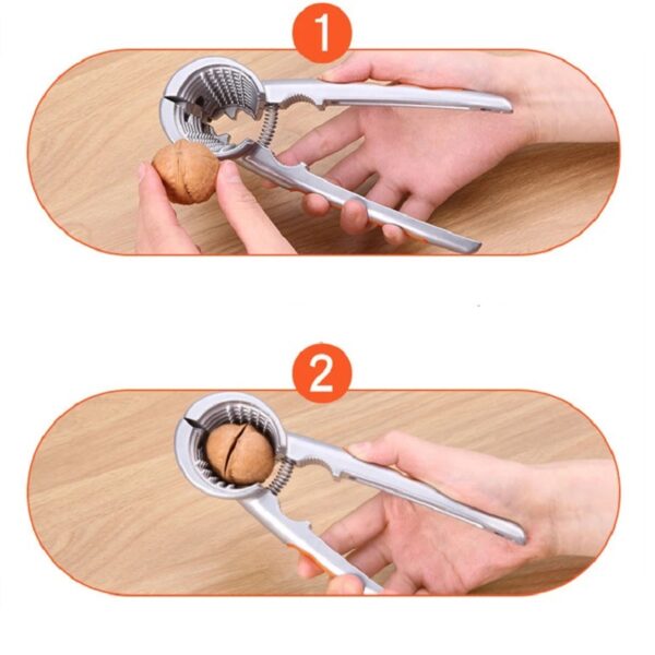 Walnut Clip Crack Almond Walnut Hazel Filbert Nut Kitchen Nutcracker Sheller Clip Gadgets Pecan Hazelnut Crack Clip Clamp Plier - Image 4