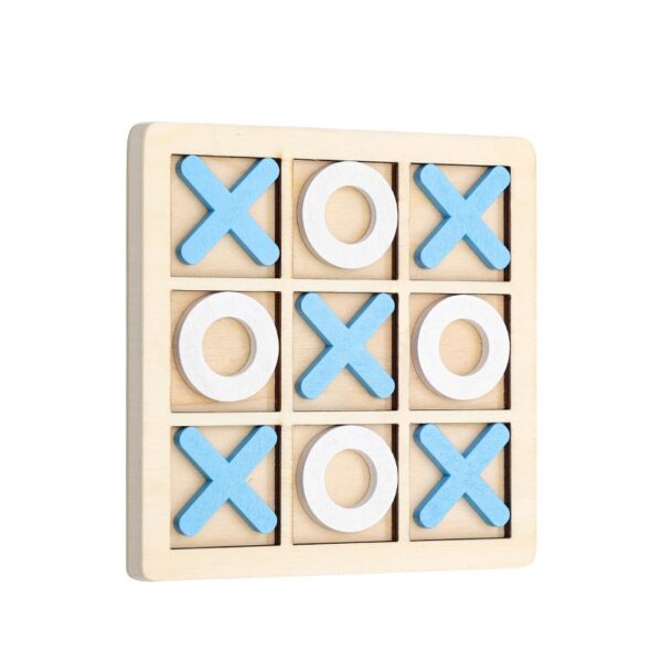 Wooden XO Three Even TIC-TAC-TOE Chess Children's Early Education Educational Entertainment Leisure Match Table Games Building Blocks Toys - Image 5