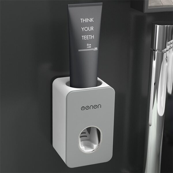 Magnetic Adsorption Toothbrush Holder Inverted Cup Wall Mount Bathroom Cleanser Storage Rack Bathroom Accessories Set - Image 14