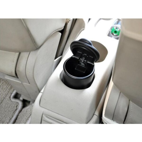 Portable Car Auto Ashtray Blue LED Light Smokeless Ashtray Cigarette Holder Anti-slip Rubber Botton - Image 5