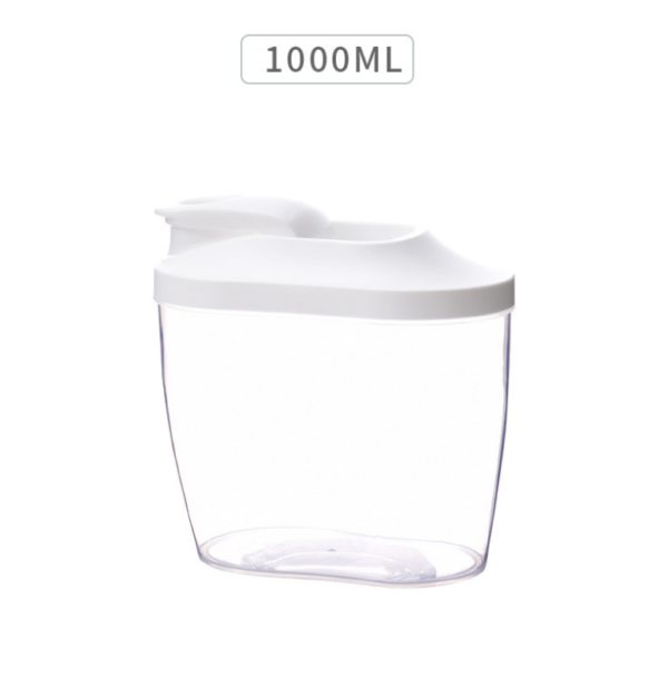 Kitchen Stackable Plastic Cereal Dispenser Kitchen Food Grain Container Grain Cereal Storage Tank Snacks Dry Goods Storage - Image 7