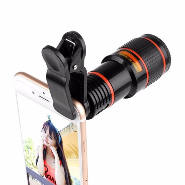 10 in 1 Kits 12x Zoom Telephoto Lens Fish eye Lens Wide Angle Macro Lenses Cell Phone Mobile Tripod - Image 4