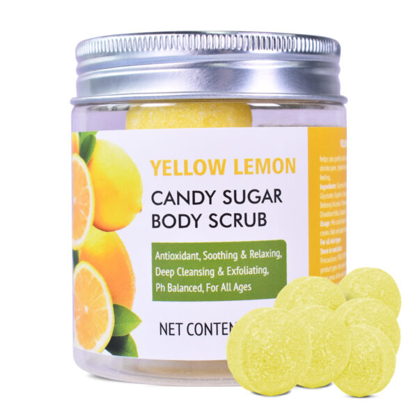 Brushed Candy Scrub Cream Fruit Fragrance Bath Salt Scrub Ball Body Scrub Cream - Image 7