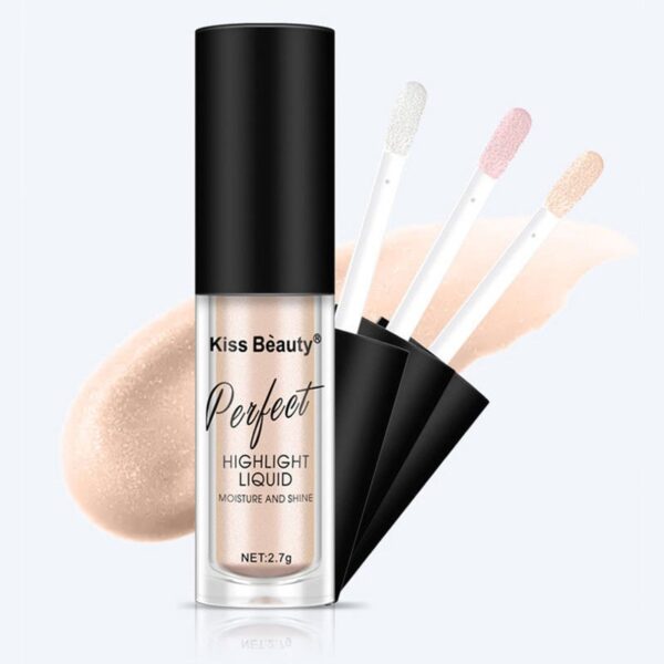 Makeup Highlighter Illuminator Contouring Makeup Face Brightener Concealer Liquid Highlighter Primer Bronzer Face Glow Cosmetics - Image 4