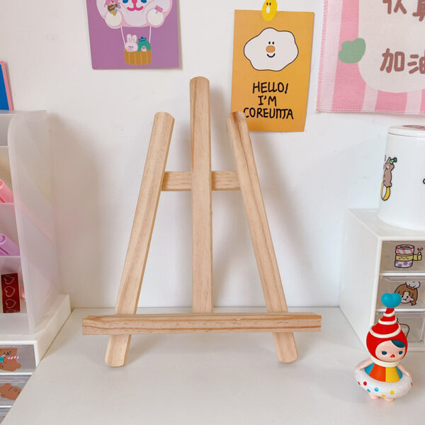 New Wooden Mini Bracket Universal Mobile Phone Bracket Creative Cute Mini Flat Bracket Small Easel - Image 6
