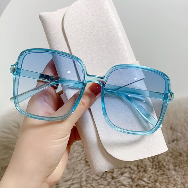 Rice nail square sunglasses Women's shades gradient trend UV protection - Image 3