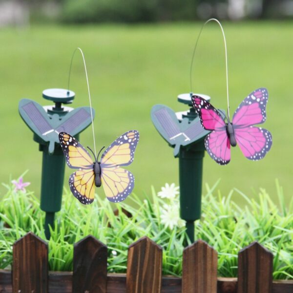Solar Butterfly, Hummingbird, Horticulture, Countryside Mall, Shop Decoration Toys, Electric Flying Simulation Butterflies - Image 3