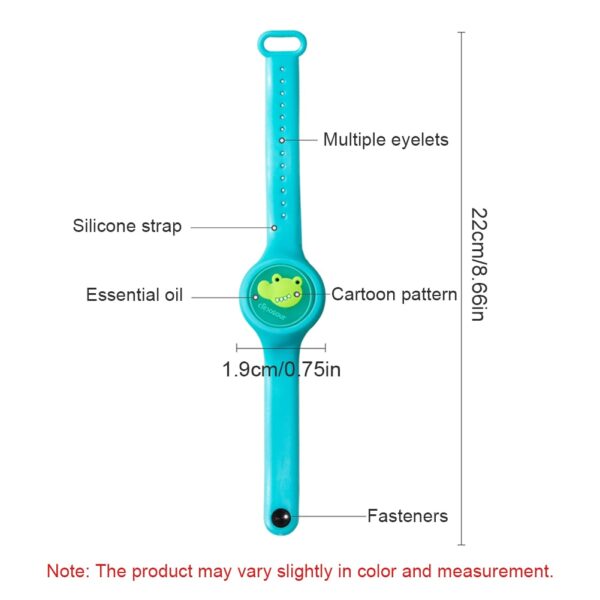Kids Mosquito Repellent Watch Lightweight Natural Mosquito Repellent Bracelet Plant Essential Oil Mosquito Repellent Device - Image 2