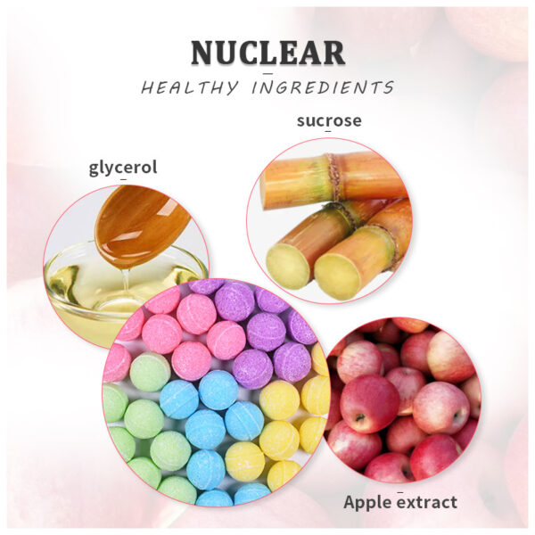 Brushed Candy Scrub Cream Fruit Fragrance Bath Salt Scrub Ball Body Scrub Cream - Image 3