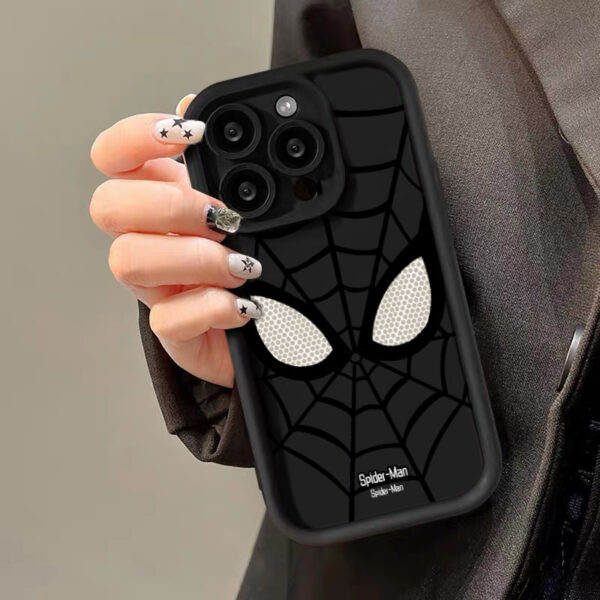 Spider Man iPhone 14 Promax Matte Silicone Soft Case for Apple Phone Case - Image 2