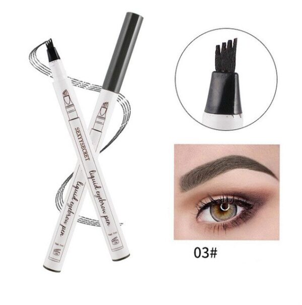 4 Colors 4 Head eyebrow pencil microblading eyebrow tattoo pen for brwi eyebrows shades makeup cosmetics sourcil eye brow pencil - Image 9
