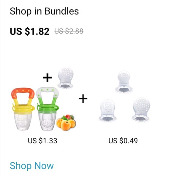 Fresh Food Nibbler Baby Pacifiers Feeder Kids Fruit Feeder Nipples Feeding Safe Baby Supplies Nipple Teat Pacifier Bottles - Image 2