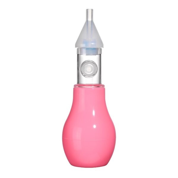 Infant silicone nasal aspirator pump type neonatal cold nasal mucus cleaner antibackflow baby nasal aspirator safe and non-toxic - Image 8