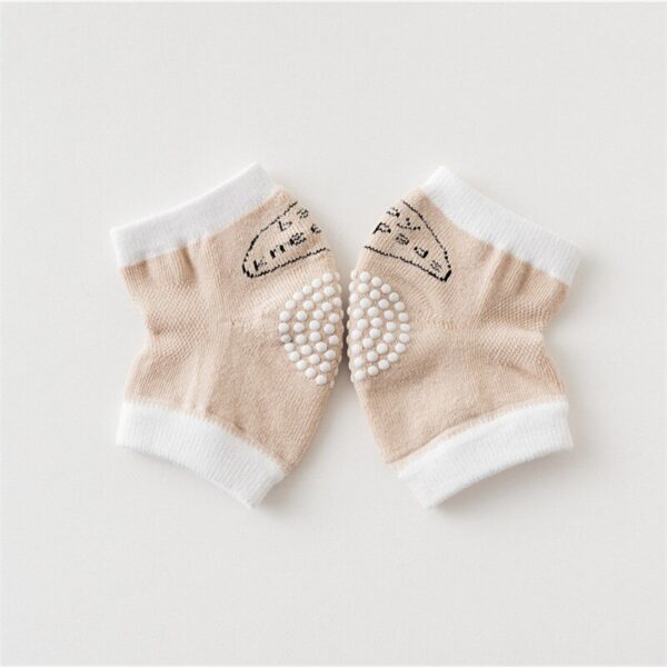 0-18 Months babys Non-slip Baby Kneecap Summer Children's Cotton Knee Pad Baby Crawling Knee Pads Terry Thick Mesh Breathable - Image 6