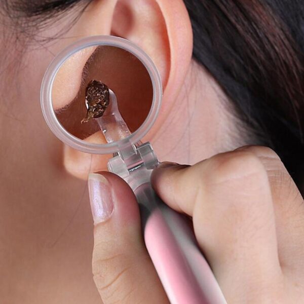 LED FlashLight Earpick Baby Ear Cleaner Endoscope Penlight Spoon Cleaning Ear Curette Light Spoon with Magnifier Ear Wax Removal - Image 6