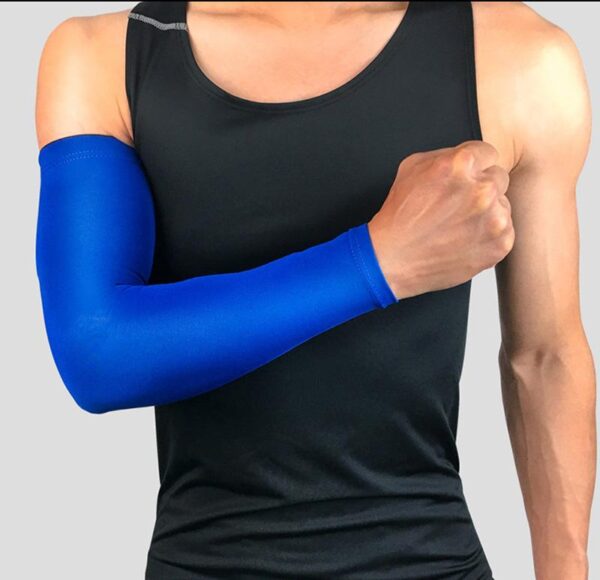 1Pcs UV Sunscreen Bicycle Cycling Arm Warmers Elastic Sports Safety Elbow Pad Basketball Long Arm Sleeve Elbow Support Protector - Image 10