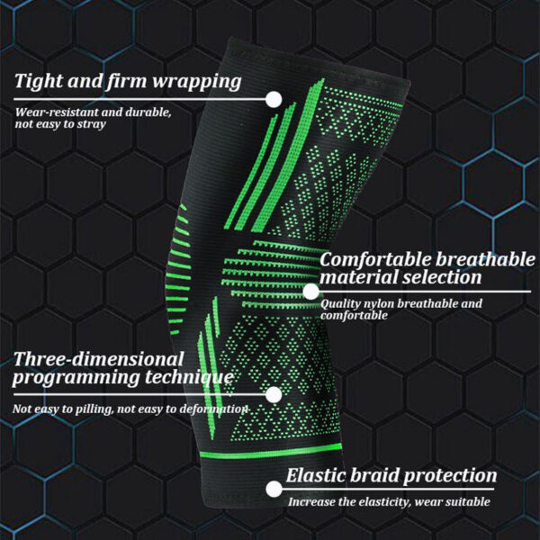 Sports elbow protection with four-way elastic pressure knitted breathable nylon elbow protection - Image 3