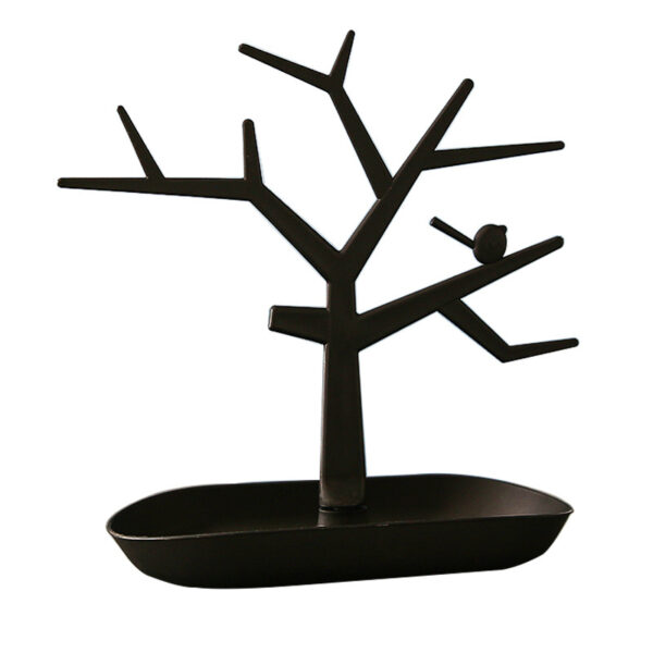 Bird Tree Ornaments Jewelry Storage Box Earring Nails Display Shelf Jewelry Tree Porch Hanging Key Women's Home Finishing Table - Image 4