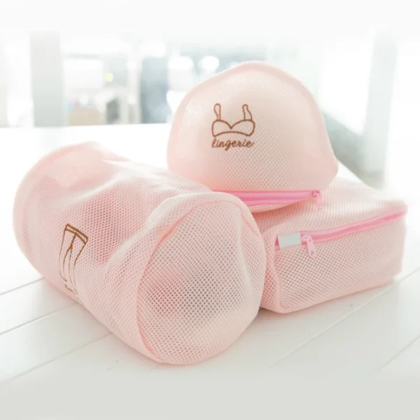 Cartoon Mesh Laundry Wash Bags Foldable Delicates Lingerie Bra Socks Underwear Washing Machine Clothes Protection Net - Image 3