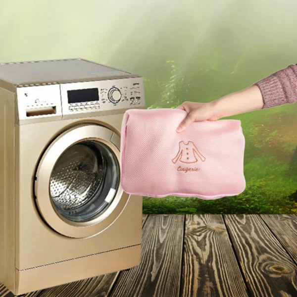 Cartoon Mesh Laundry Wash Bags Foldable Delicates Lingerie Bra Socks Underwear Washing Machine Clothes Protection Net - Image 4