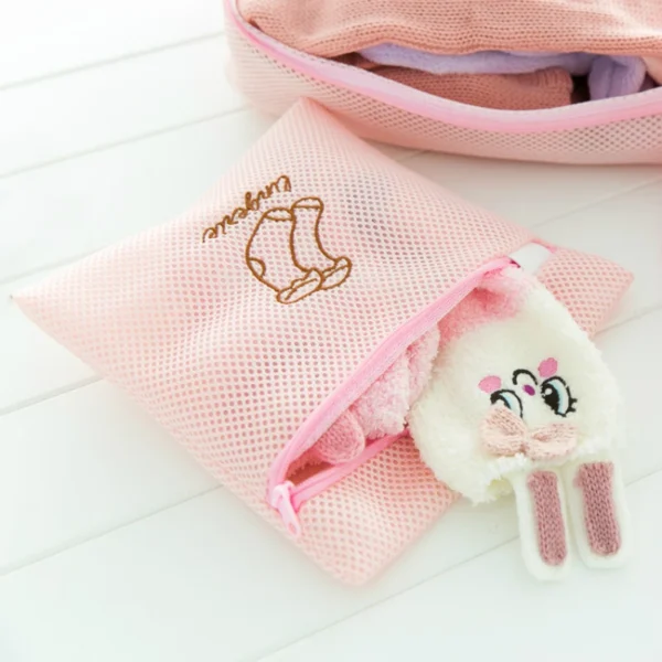 Cartoon Mesh Laundry Wash Bags Foldable Delicates Lingerie Bra Socks Underwear Washing Machine Clothes Protection Net - Image 5