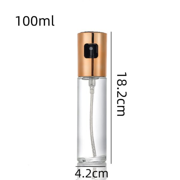 Transparent Oil Spray Bottle Multicolour 100ml - Image 2