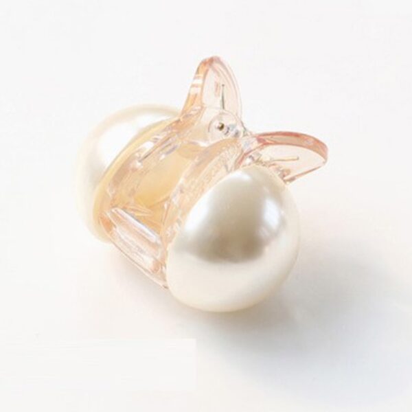 Korean Sweet Mini Round Pearl Hairpins For Women Girls Hair Claw Barrettes Hair Crab Clips Styling Make UP Tool Hair Accessories - Image 7