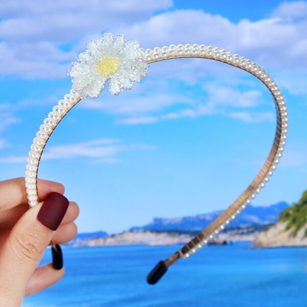 Bride's Hair Accessories Women's Handwoven Knotty Pearl Headband Japanese Korean Headdress Bow Hair Clip Crown Headband - Image 33