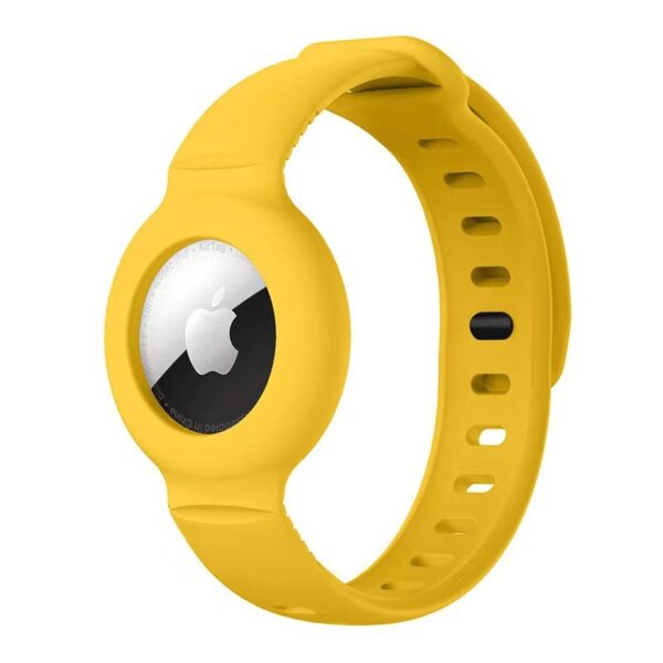 In stock new suitable Apple AirTag tracker anti loss watch with bracelet, liquid environmentally friendly silicone children's watch strap - Image 14
