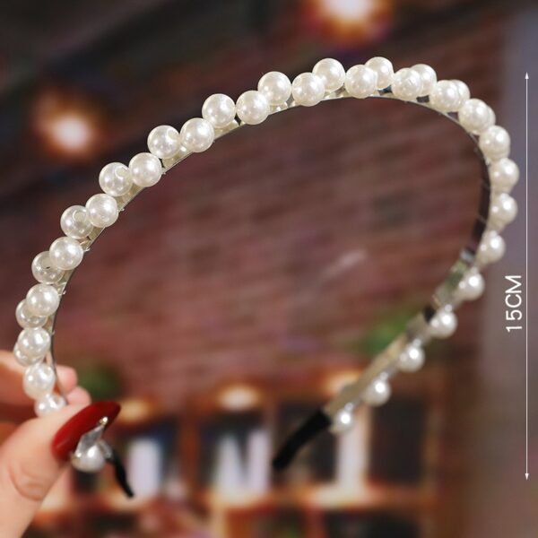 Bride's Hair Accessories Women's Handwoven Knotty Pearl Headband Japanese Korean Headdress Bow Hair Clip Crown Headband - Image 40