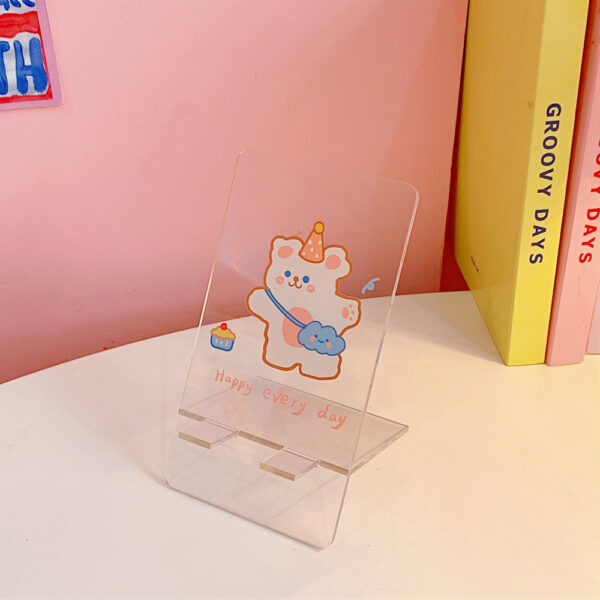New Wooden Mini Bracket Universal Mobile Phone Bracket Creative Cute Mini Flat Bracket Small Easel - Image 10