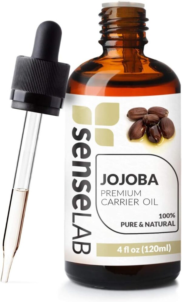 Natural Jojoba Oil -100% Pure Jojoba Oil - Cold pressed Jojoba Oil - Hair Jojoba Oil - Skin Jojoba Oil - Nail Jojoba Oil (120ml) - Image 3