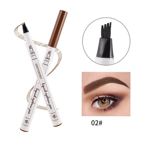 4 Colors 4 Head eyebrow pencil microblading eyebrow tattoo pen for brwi eyebrows shades makeup cosmetics sourcil eye brow pencil - Image 5