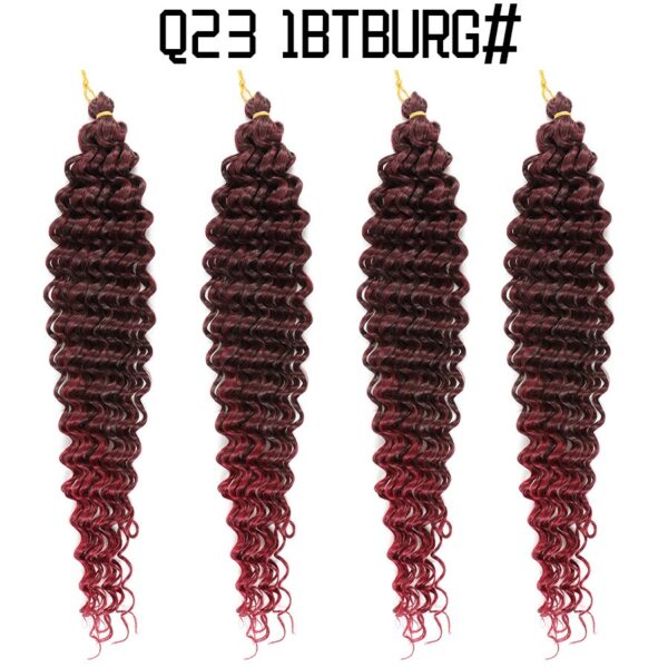 African crochet hair wig Deep Wave hair Latin American curly braided hair fluffy - Image 7