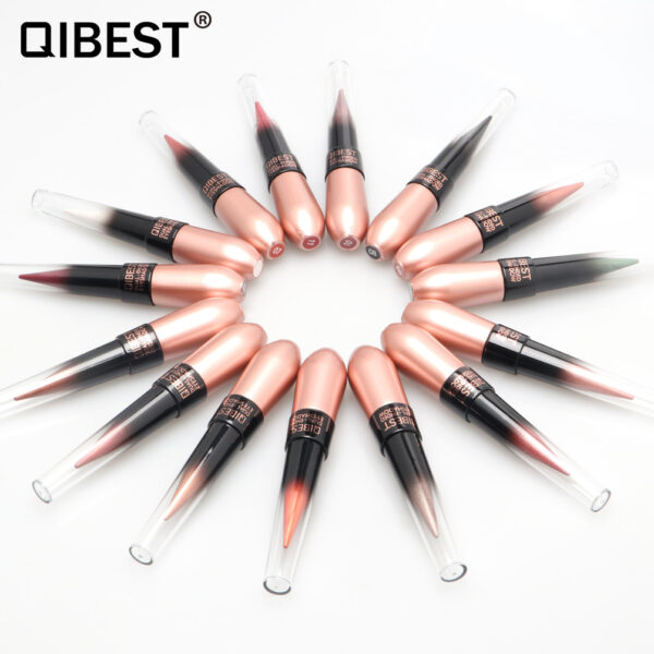 QIBEST Charm Dual-Purpose Pen Silky And Dynamic Eyeliner Soft Texture Eye Shadow Cream Eye Shadow Stick - Image 4