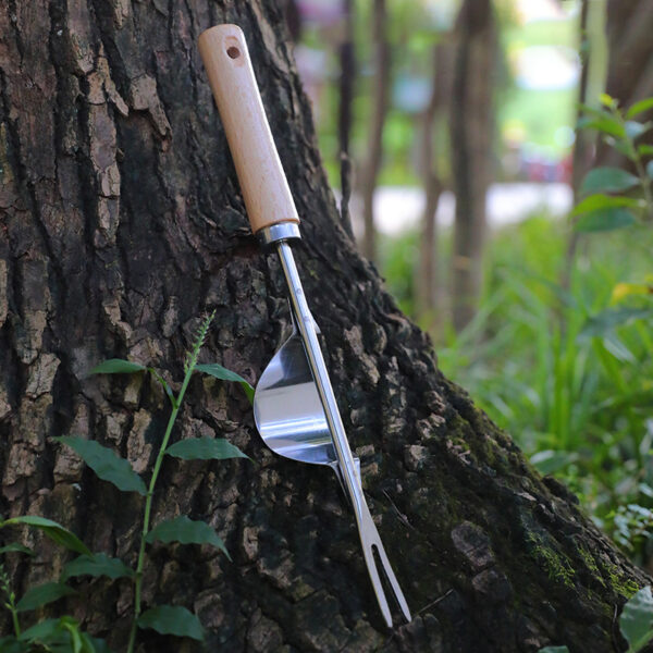 Household Weeding And Digging Grass And Wild Vegetables Practical Ripper Rooter Transplanting Seedling Shovel Manual Weeding Drafter - Image 3