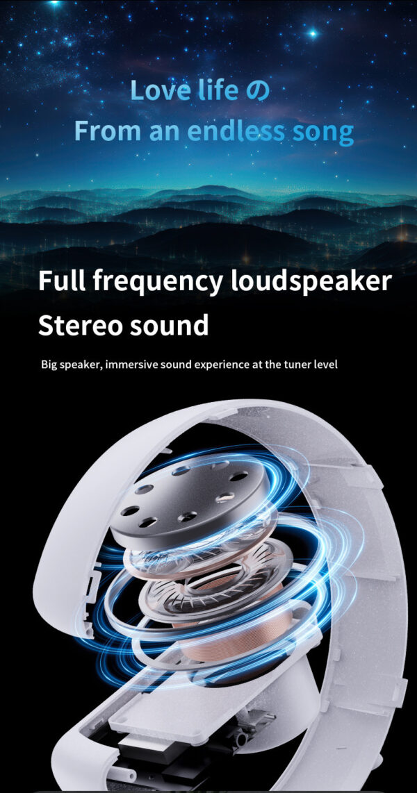 Bluetooth Speaker G63 Colorful Lights Clock Wireless Charging Multifunctional Bluetooth Speaker Colorful Atmosphere Alarm Clock - Image 2