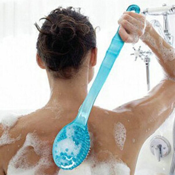 Bathing Brush Skin Massage Health Care Shower Back Rubbing Brush With Long Handle Massage Cleaner - Image 2