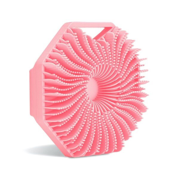 Soft Silicone Body Scrubber Bath Brush With Ergonomic Handle Portable Shower Massage Cleaning Exfoliating Home Tool - Image 6