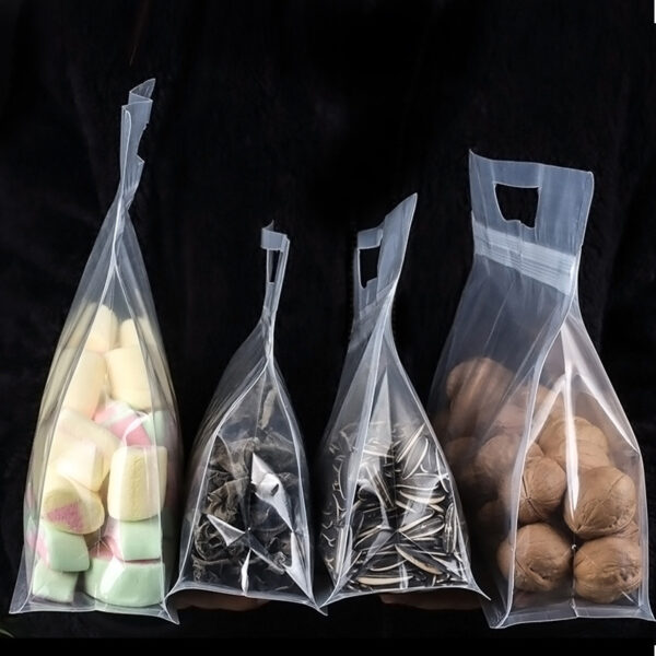 10PCS portable transparent octagonal sealed packaging bag, zero food self sealing, self standing bag, nut non degradable plastic sealing bag - Image 3