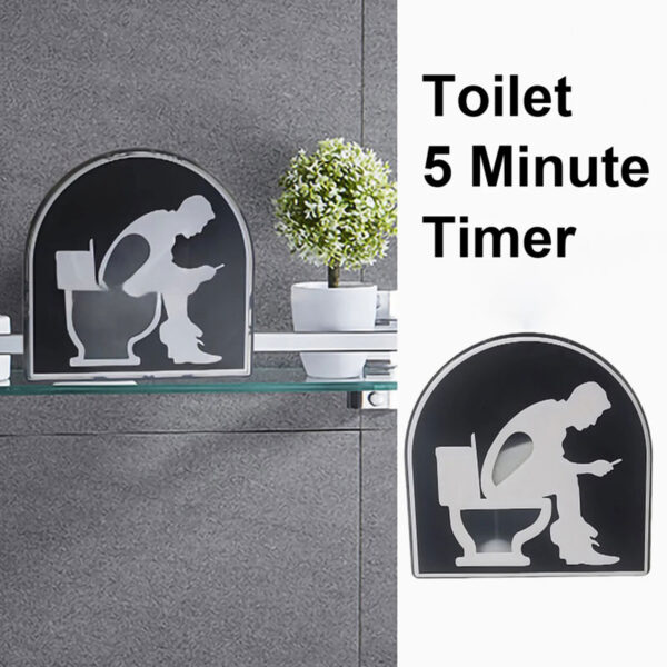 Time Out Stool Sand 5 Minute Restroom Clock Hourglass Valentine's Day Birthday Gift Creative Timers Kids Boyfriend Husband Gift - Image 11