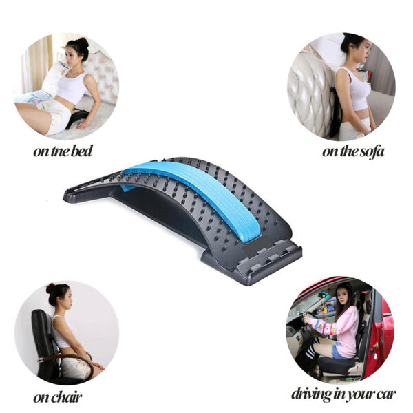 Stretch Equipment Back Massager Stretcher Fitness Lumbar Support Relaxation Mate Spinal Pain Relieve Chiropractor Messager - Image 6
